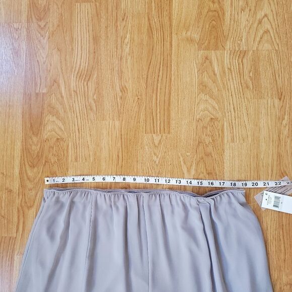 ALEX EVENINGS | Chiffon Tea-length Skirt - [size 1X, Dove Grey] - Picture 7 of 10